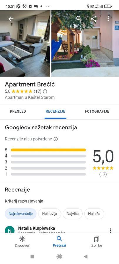 Villa Apartments Brecic 1 Kaštela Екстериор снимка